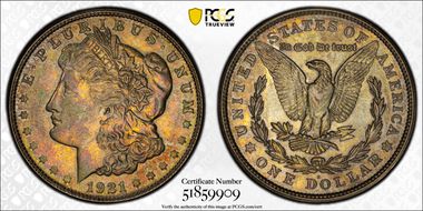1921-S $1 AU55