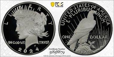2024-S $1 Peace Dollar PR70DCAM