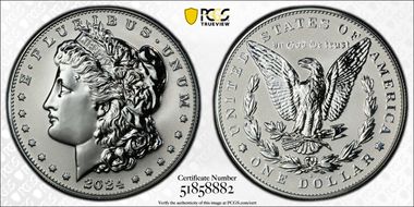 2024-S $1 Morgan Dollar Rev PR Two-Coin Reverse Proof Set PR69