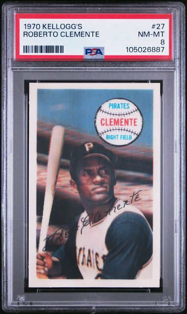 1970 Kellogg'S #27 Roberto Clemente front