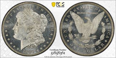 1880-O $1 VAM 16 Checkmark MS64PL