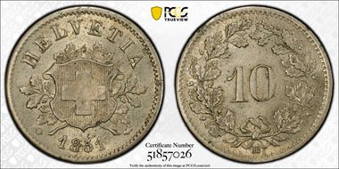 1851 BB 10 Rap MS62