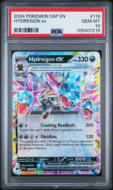 2024 Pokemon Surging Sparks #119 Hydreigon front