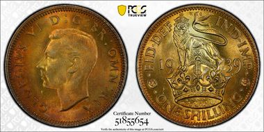 1939 Shil S-4082 English Rev MS65