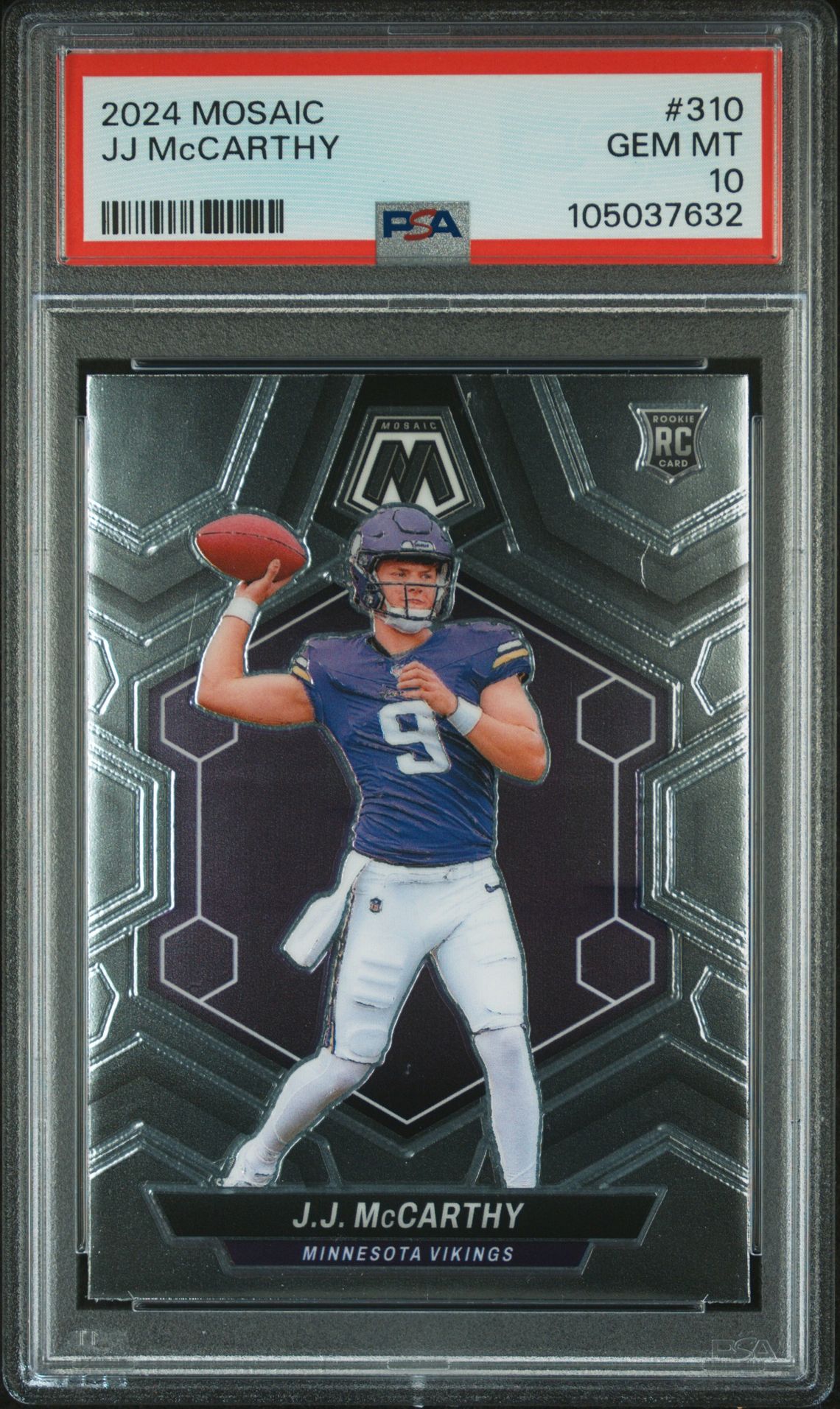 2024 Panini PANINI MOSAIC #310 Jj Mccarthy front