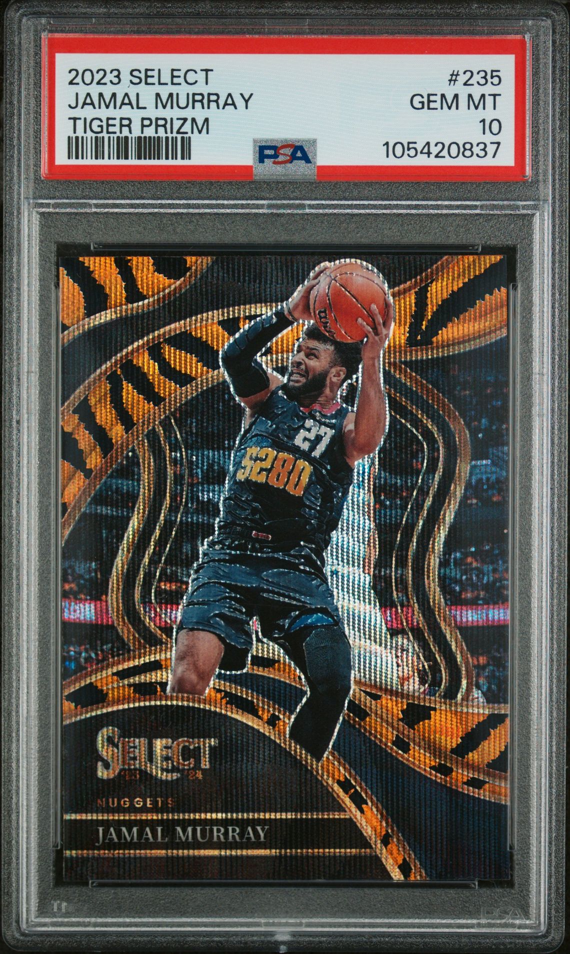 2023 Panini PANINI SELECT TIGER PRIZM #235 Jamal Murray front