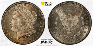1879-S $1 MS65