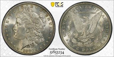 1880 $1 MS63
