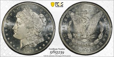 1891-S $1 MS64