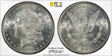 1878 8TF $1 MS62