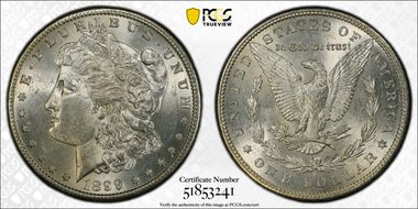 1899-S $1 MS62