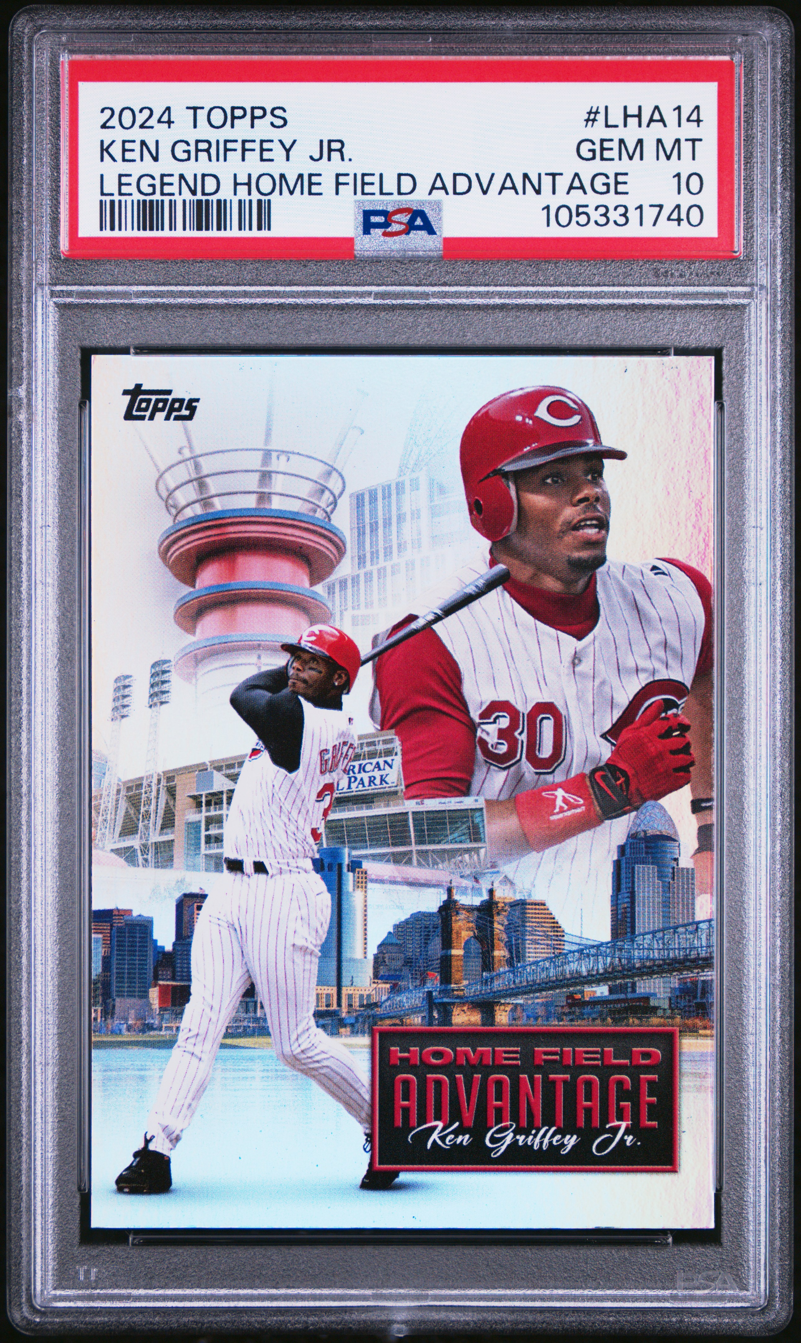 2024 Topps Legendary Home Field Advantage Ken Griffey Jr. #Lha14 (Legend Home Field Advantage) Gem Mt 10 front