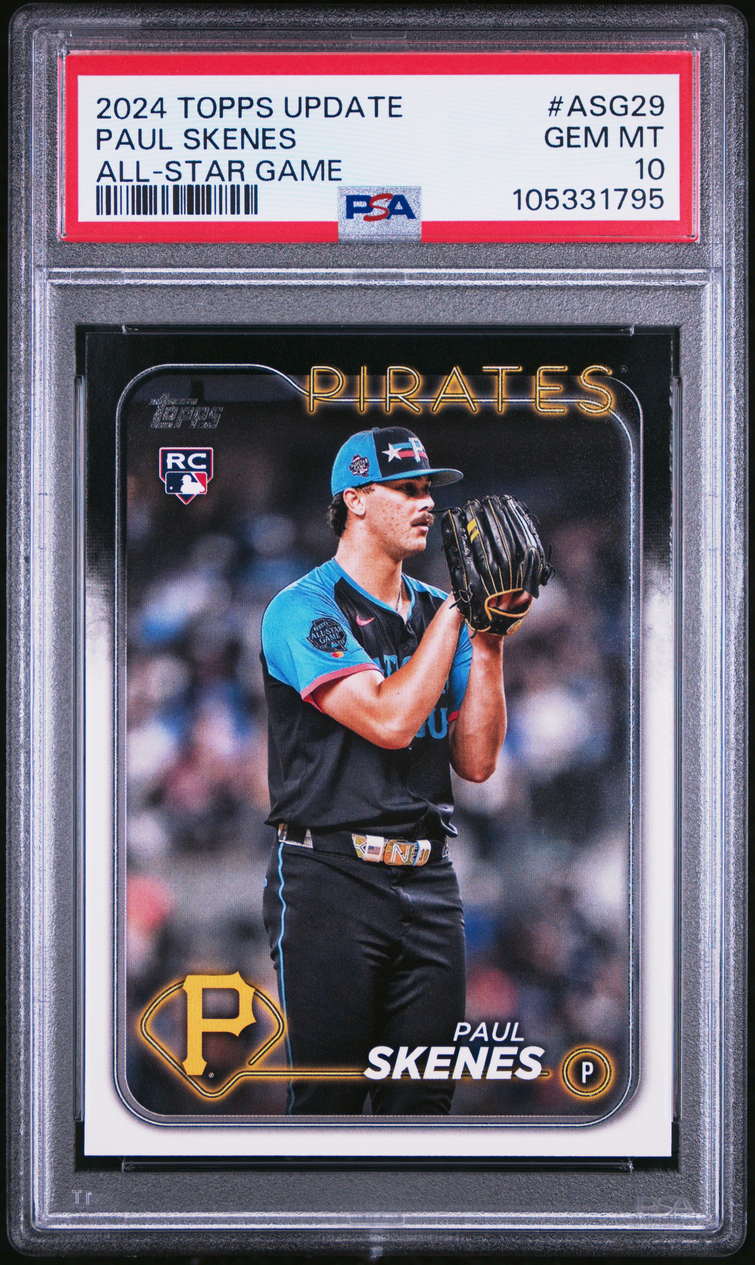 2024 Topps Update 2024 All-Star Game Paul Skenes #Asg29 Gem Mt 10 front