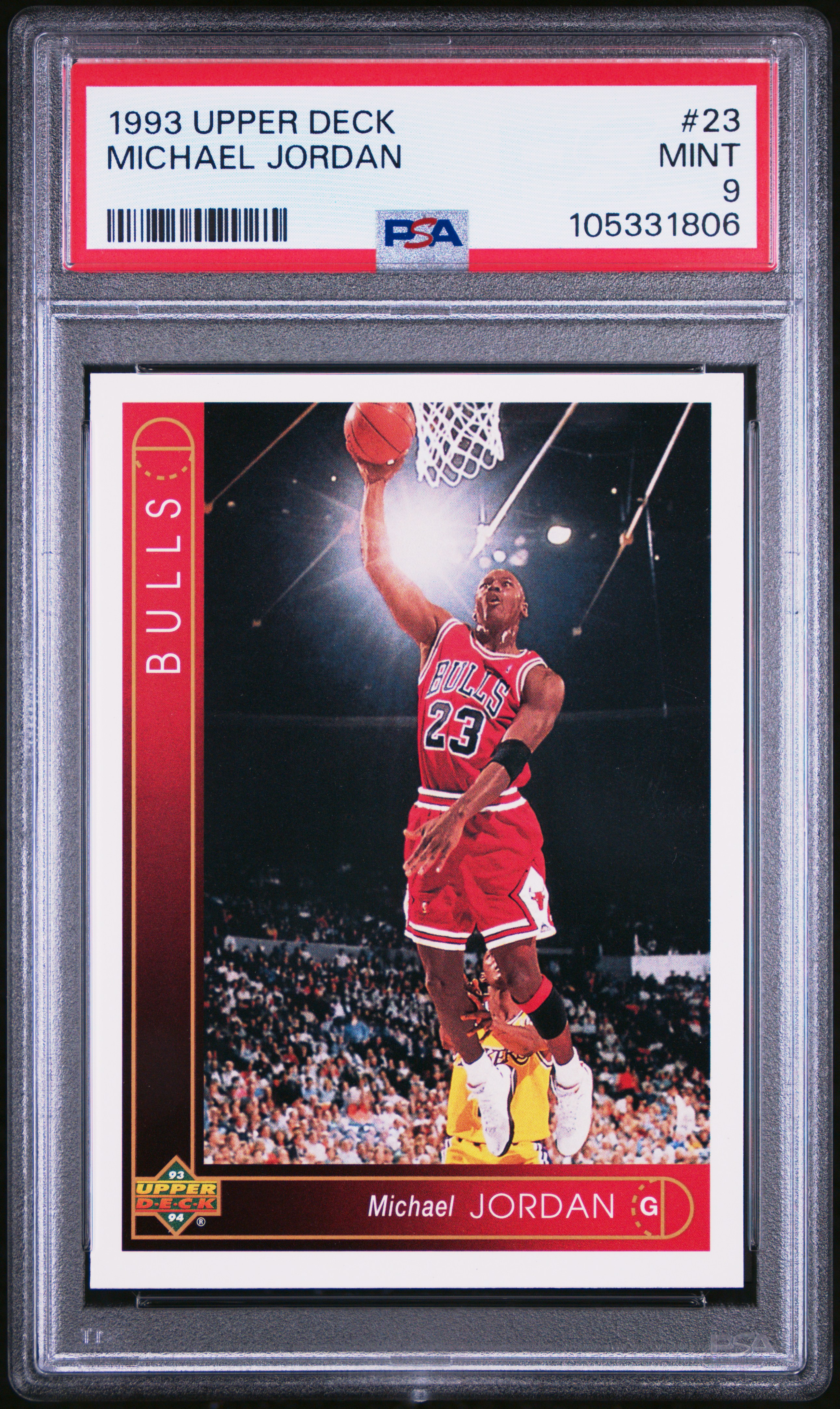 1993 Upper Deck Michael Jordan #23 Mint 9 front
