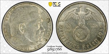 1937-D 2 Mk J-366 DDO AU55