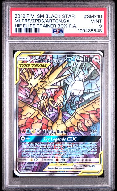2019 Pokemon Sm Black Star Promo Mltrs/Zpds/Artcn.gx #Sm210 (Hif Elite Trainer Box-F.a.) Mint 9 front