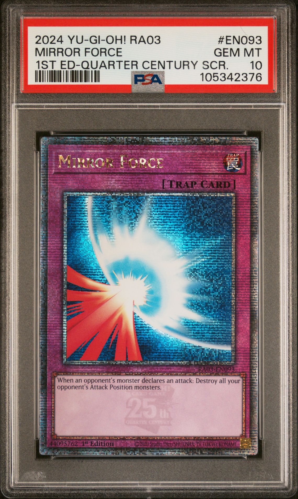 2024 Yu-Gi-Oh! Yu-Gi-Oh #EN093 Mirror Force front