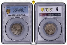 1825 Shil S-3812 Bare Head MS65