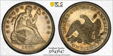 1859-O $1 AU58