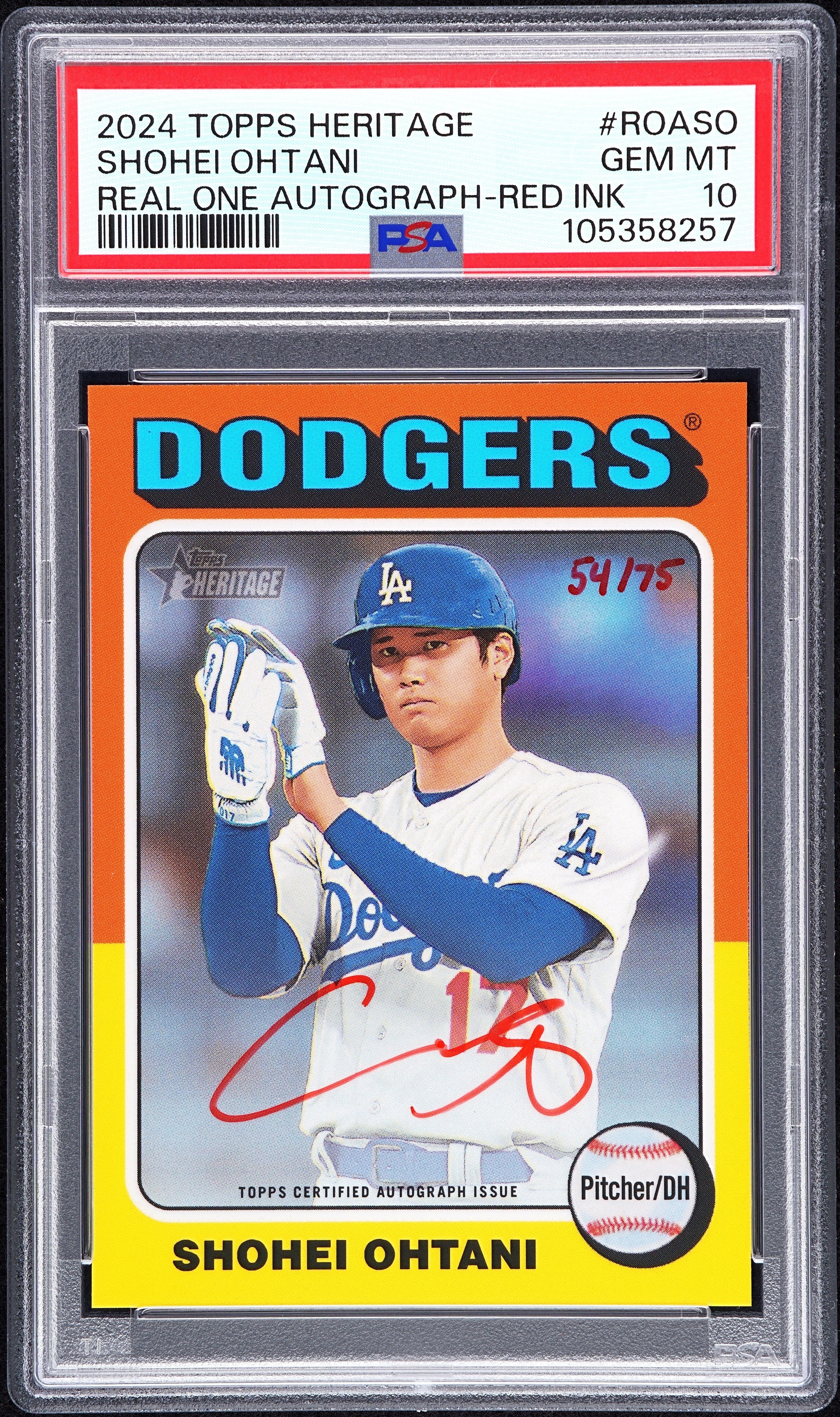 2024 Topps Heritage - Real One Autographs Shohei Ohtani #ROA-SO