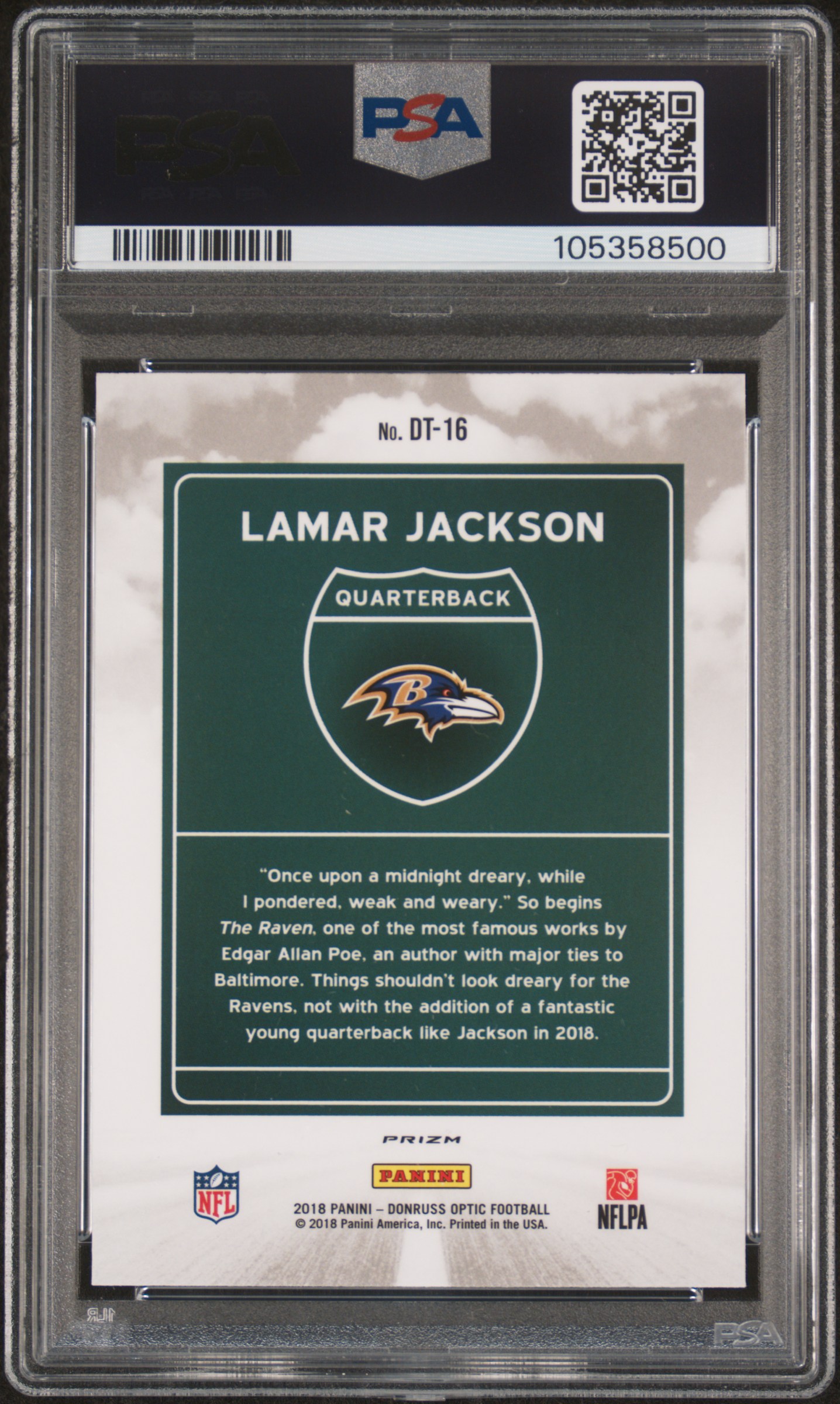 King's 2018 Optic Lamar Jackson Downtown #DT16 PSA 10 | Card Ladder