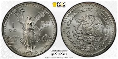 1994-Mo Onza Libertad Ag MS67