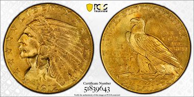 1912 $2.50 MS66+