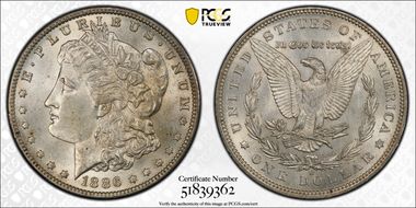 1886-O $1 MS61