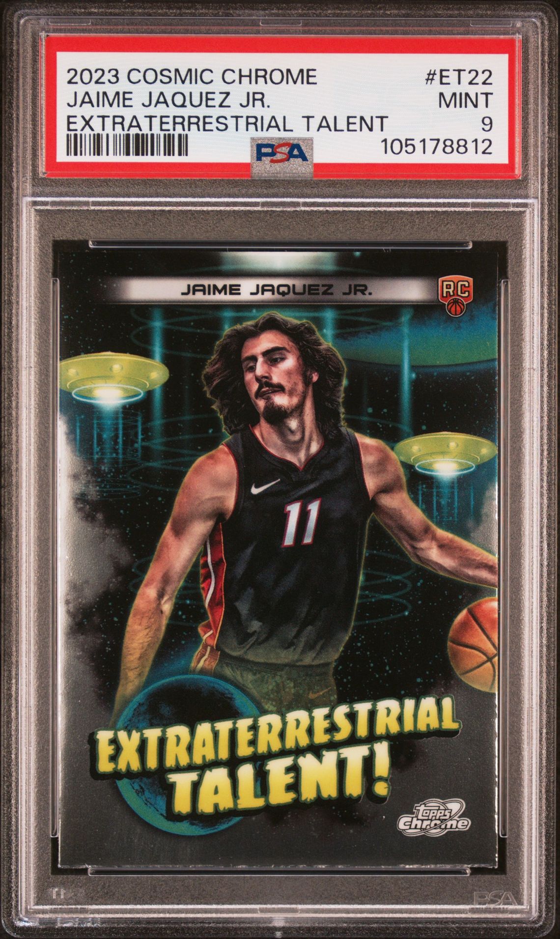 2023 Topps TOPPS COSMIC CHROME EXTRATERRESTRIAL TALENT #ET22 Jaime Jaquez Jr. front