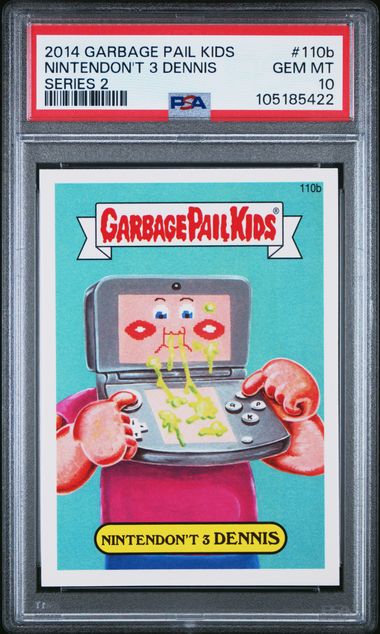2014 Topps GARBAGE PAIL KIDS SERIES 2 SERIES 2 #110B Nintendon'T 3 Dennis front