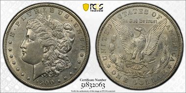1900-S $1 AU53