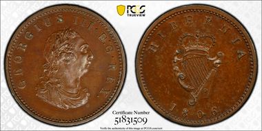 1806 1/4D S-6622 Bronzed EE PR63