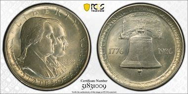 1926 50C Sesquicentennial N1