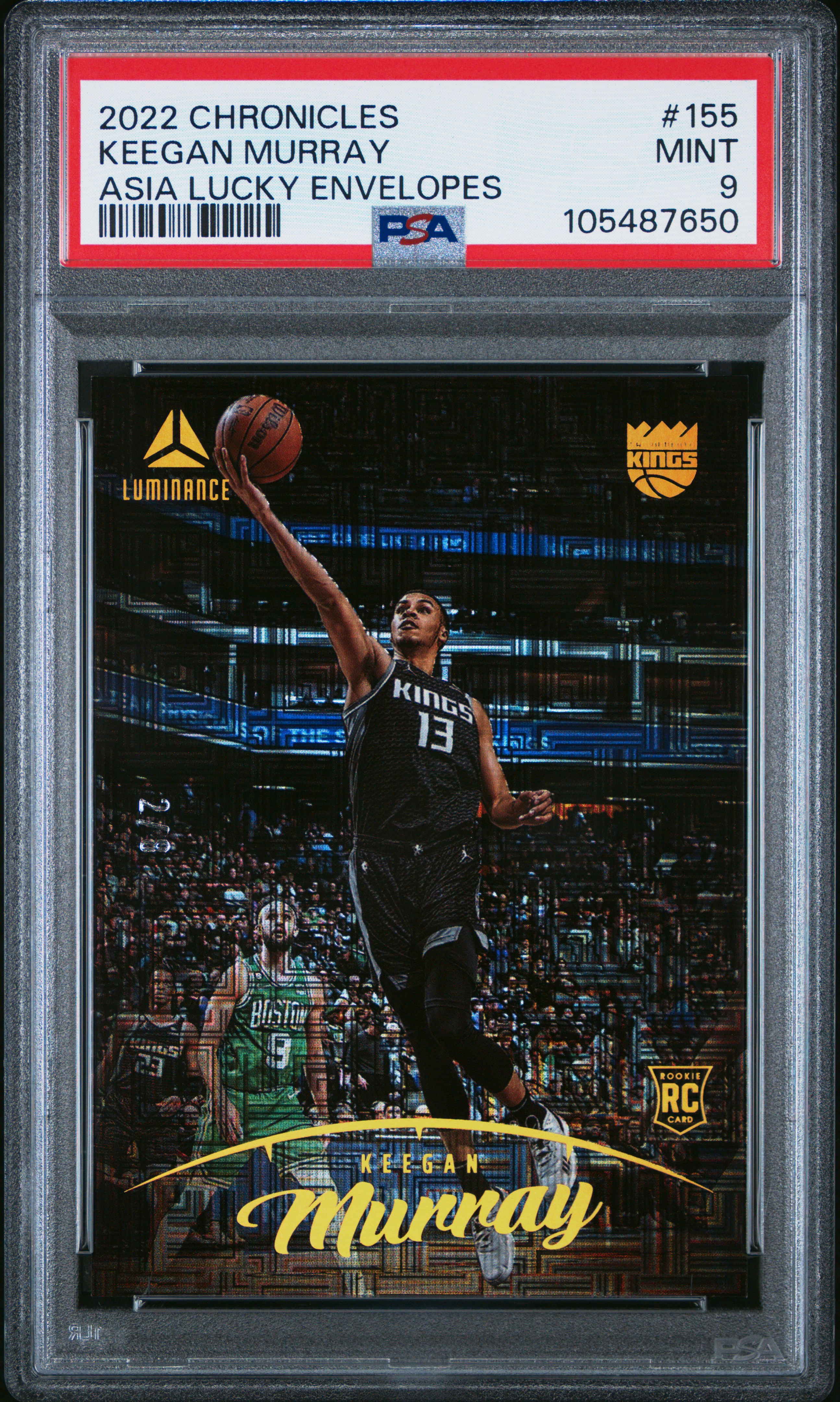 2022 Panini Chronicles Keegan Murray #155 (Asia Lucky Envelopes) Mint 9 front