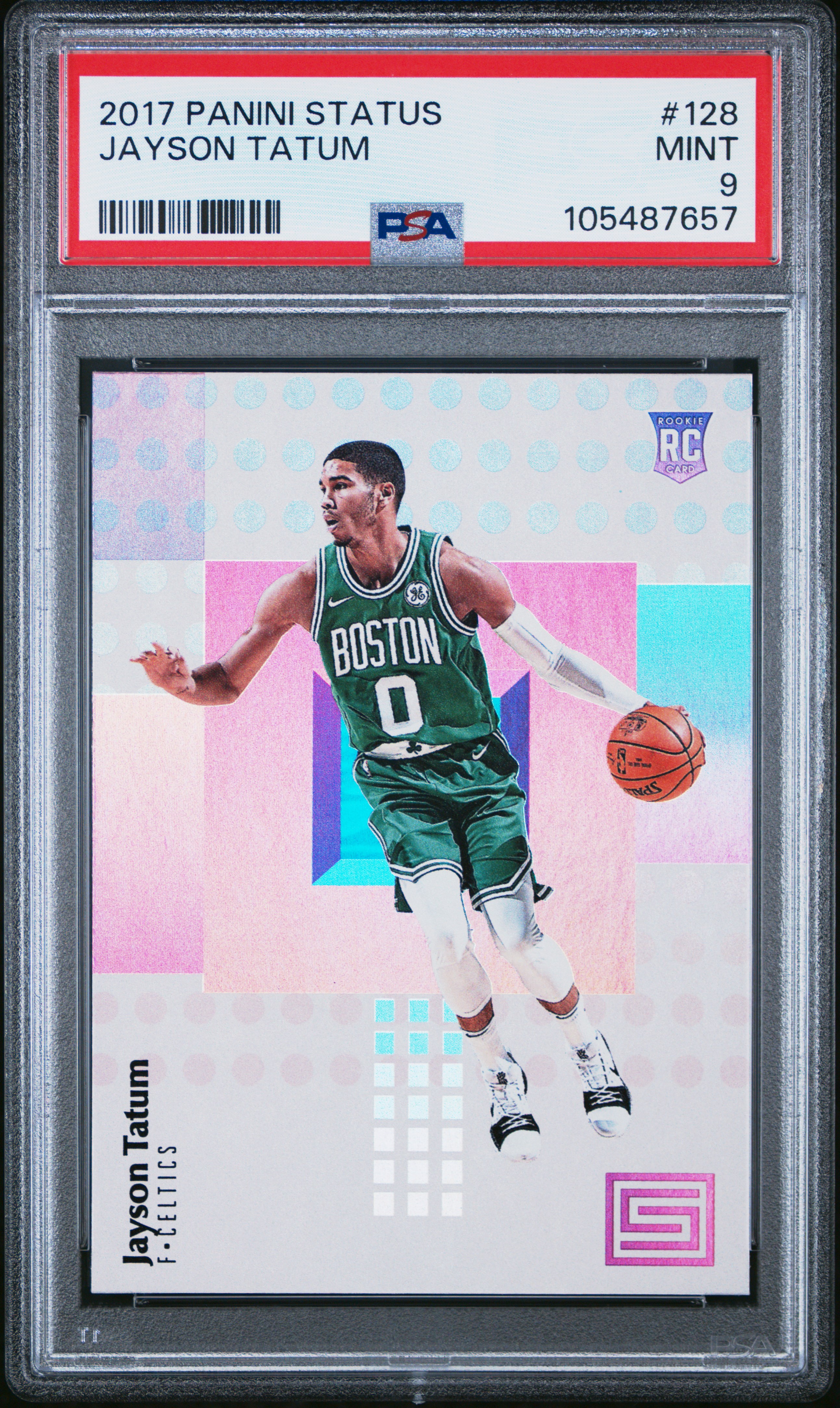 2017 Panini Status Jayson Tatum #128 Mint 9 front