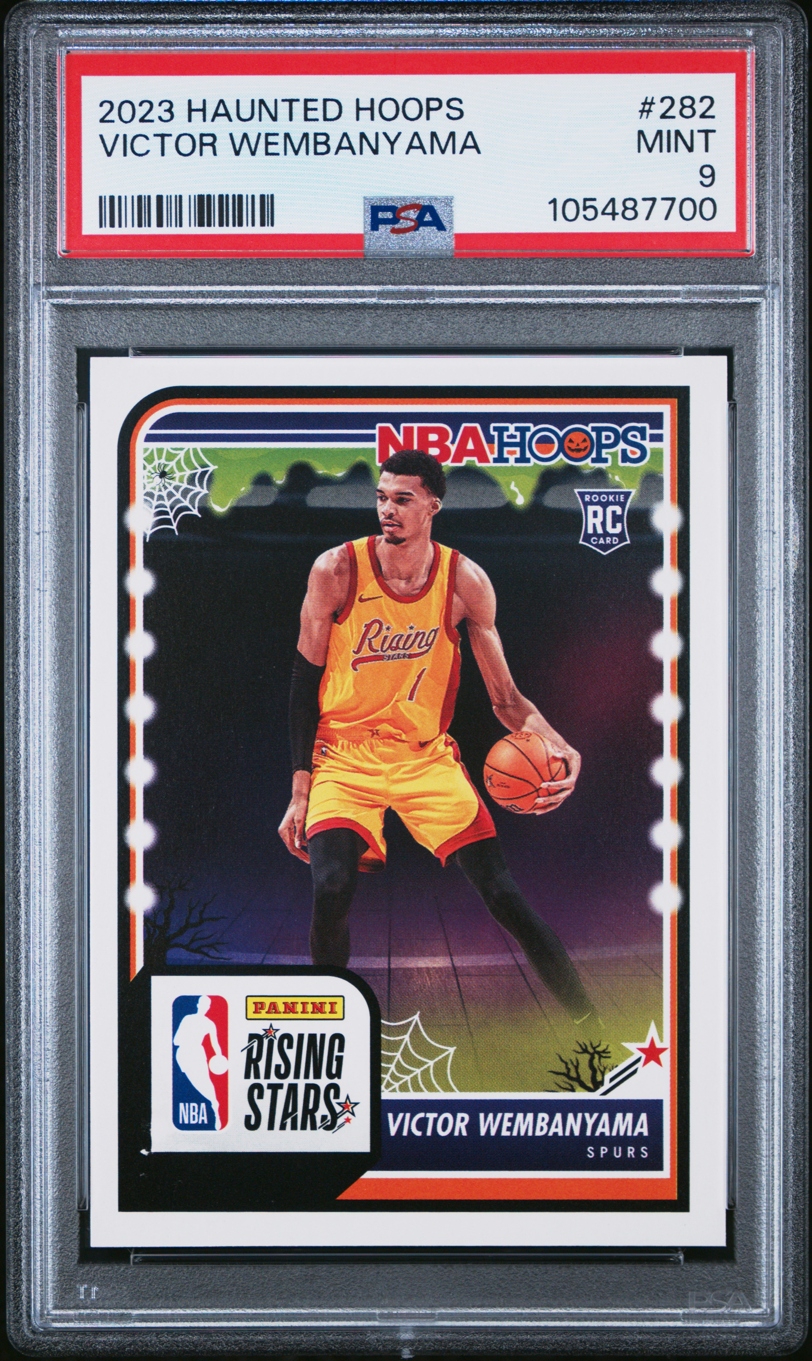 2023 Panini Haunted Hoops Victor Wembanyama #282 Mint 9 front