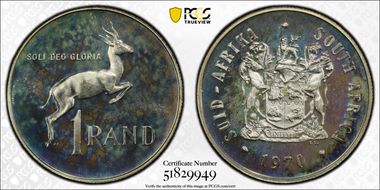 1970 Rand Silver PR67CAM