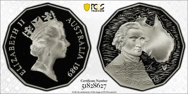 1989 50C Cook Ag PR70DCAM