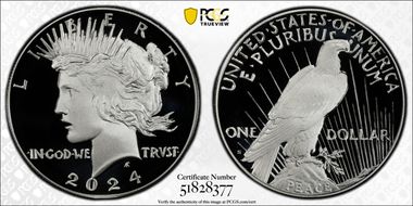 2024-S $1 Peace Dollar PR70DCAM