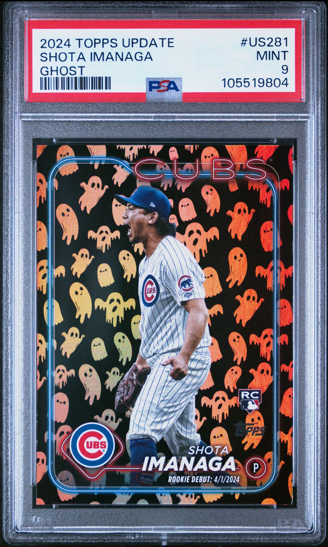 2024 Topps Update Shota Imanaga #Us281 (Ghost) Mint 9 front