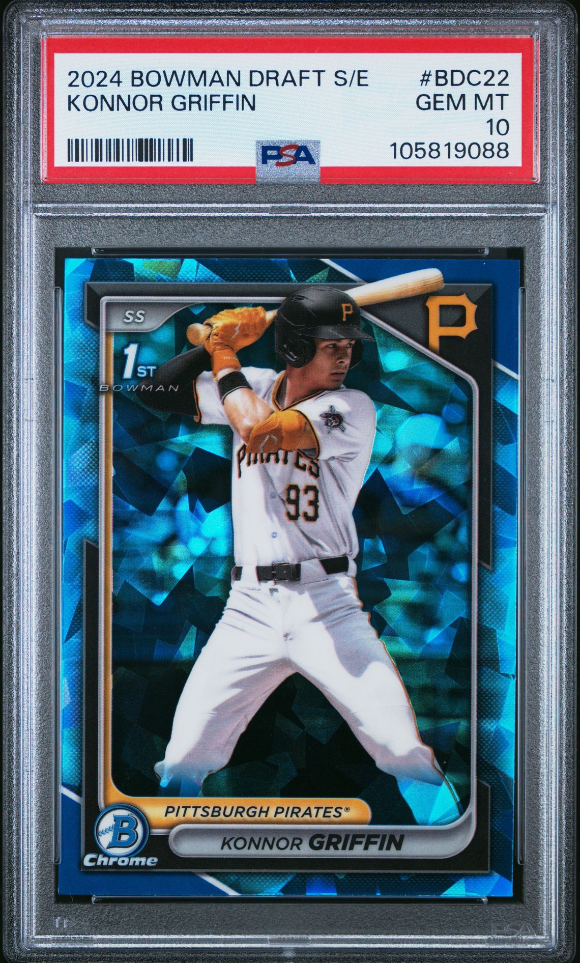 2024 Bowman Bowman Draft GOLD #BDC22 Konnor Griffin front