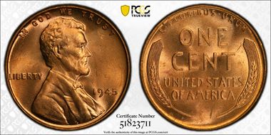 1945 1C DDO FS-101 MS64RD