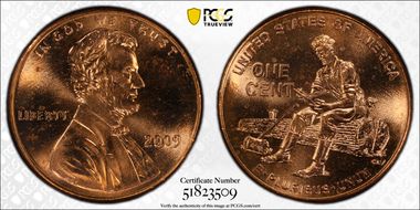 2009 1C Lincoln-Formative Years DDR, FS-806 MS66RD