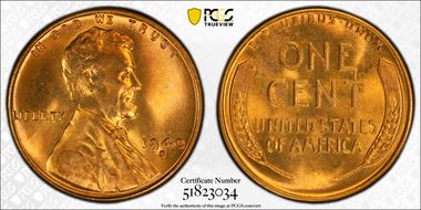 1940-S 1C MS67RD