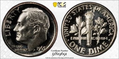 1965 10C SMS SP67CAM