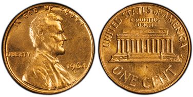 1964-D 1C MS64RD