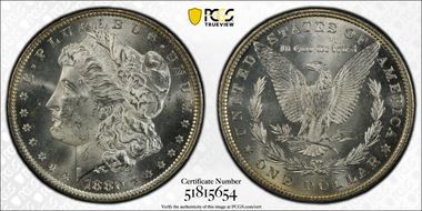 1880 $1 MS64+
