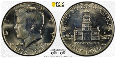 1976-D 50C Clad MS66