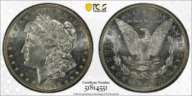 1898 $1 MS62