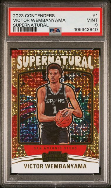 2023 Panini PANINI CONTENDERS SUPERNATURAL #1 Victor Wembanyama front